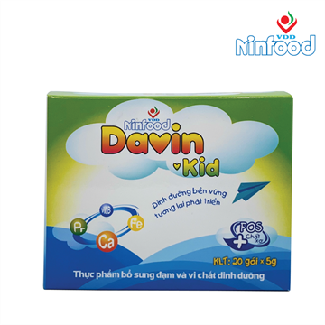 Đa vi chất và đạm cho trẻ- Davin kid