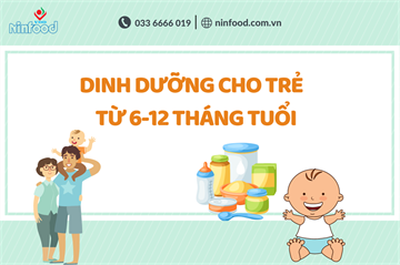 DINH DƯỠNG CHO TRẺ TỪ 06 ĐẾN 12 THÁNG TUỔI